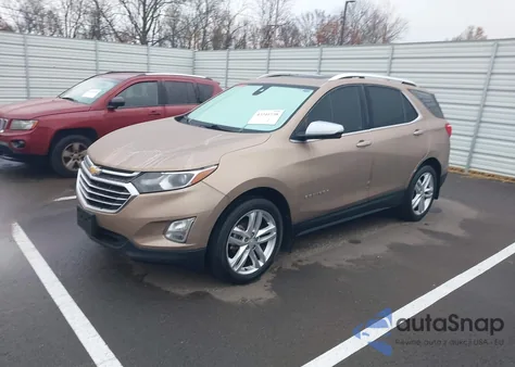 2018 Chevrolet Equinox Premier из США, поврежденный, VIN 2GNAXMEVXJ6267741